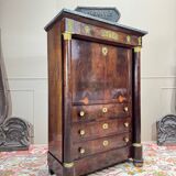 19th Century Empire Period Mahogany Feather Desk