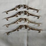 8 metal knife holders/dogs