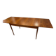 Vintage 1970s extendable Scandinavian teak table