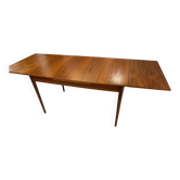 Vintage 1970s extendable Scandinavian teak table