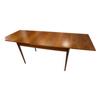 Vintage 1970s extendable Scandinavian teak table
