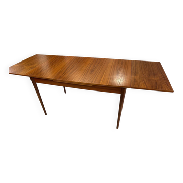 Vintage 1970s extendable Scandinavian teak table