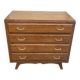 Commode vintage 1950 pieds compas 4 tiroirs