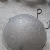 Art Deco globe pendant light 1900