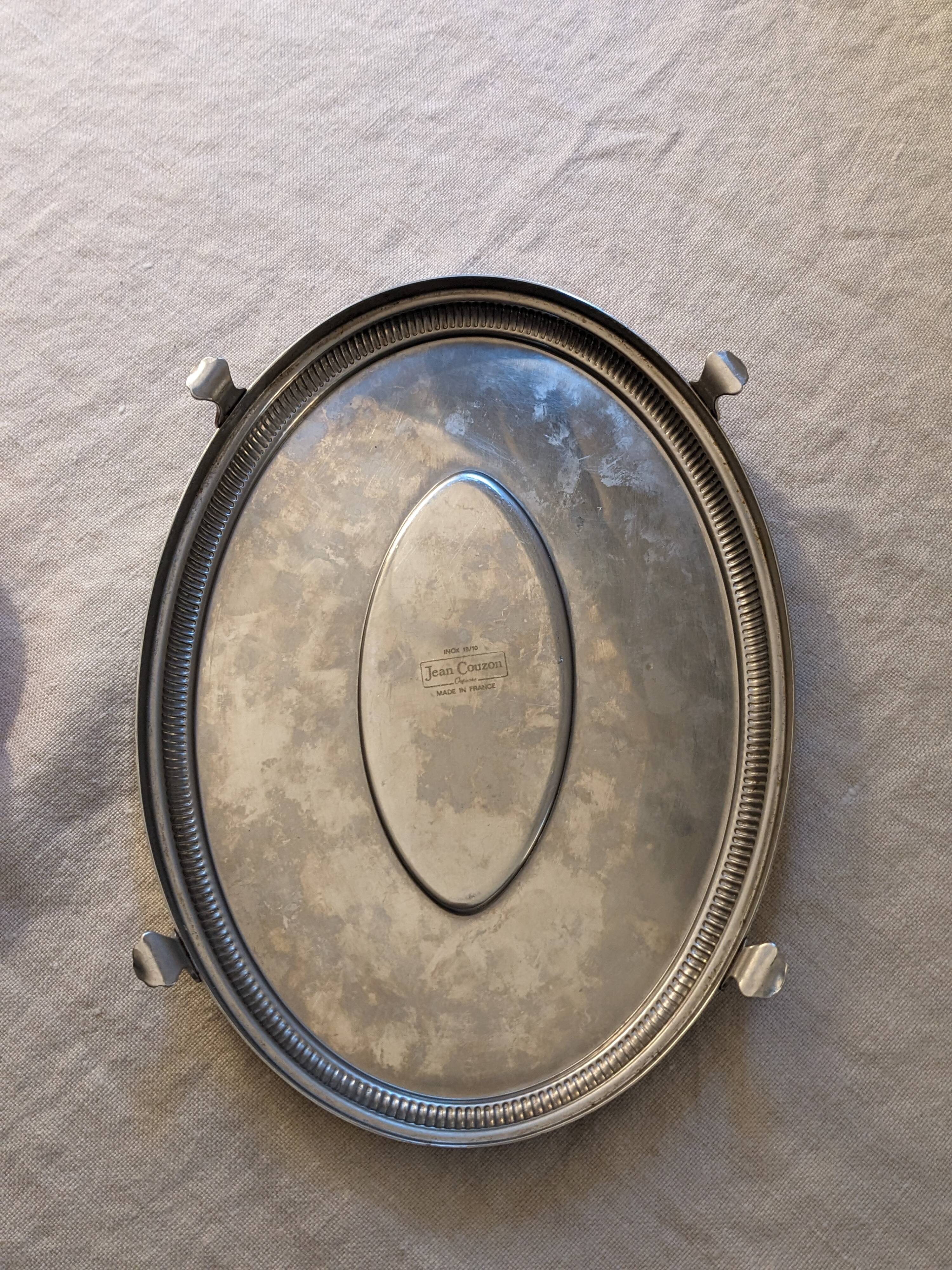 Jean Couzon trivet, stainless steel, Made in France