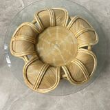 Vivai del sud “flower” rattan coffee table