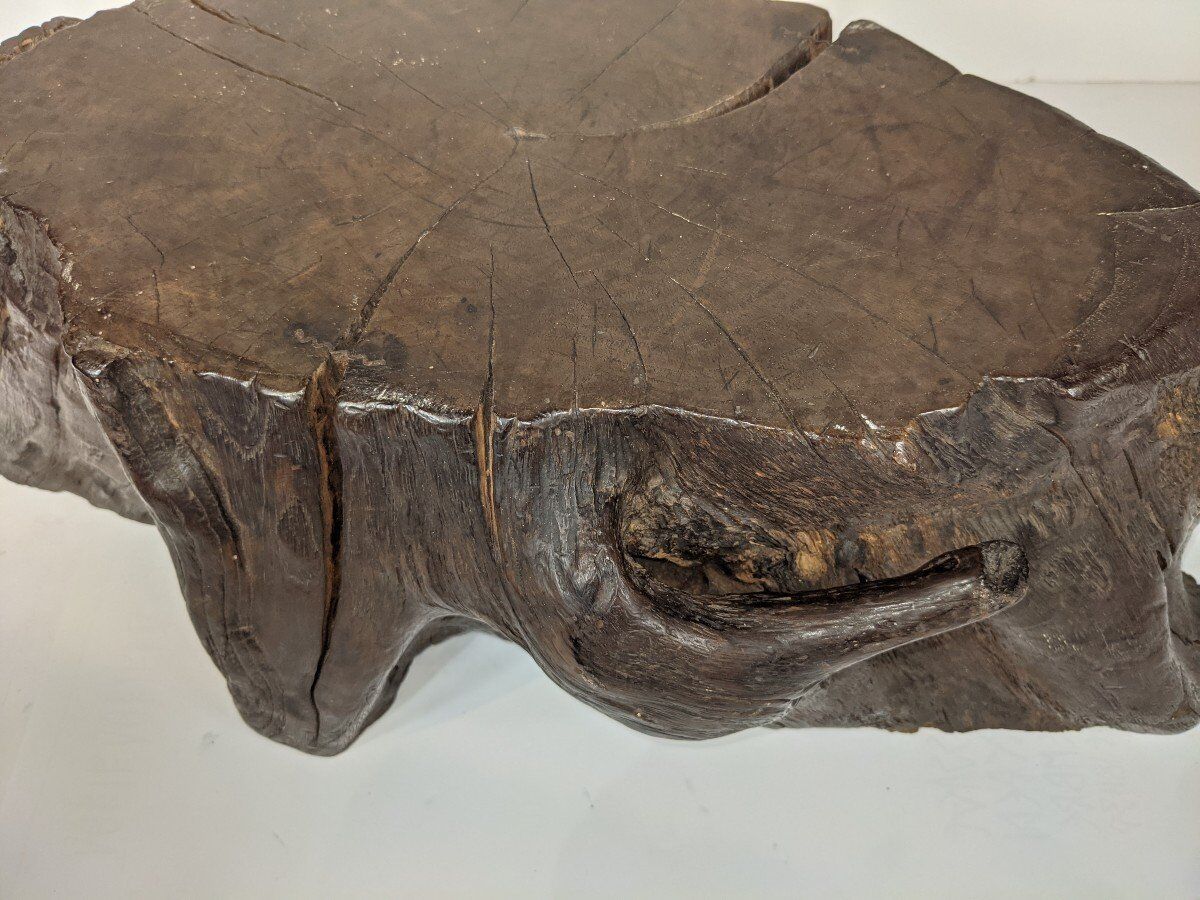 Bonsai base - root - Japan 1930-50 - vintage wabi-sabi - Kare San Sui