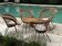Vintage 1960s rattan garden set