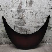 Oval Louis XVI style table with semi-circular extensions.