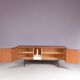 1950s Teak sideboard on black metal base model: B20 by Dieter Wäckerling f