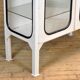 Vintage iron and glass medicine cabinet, 1970s