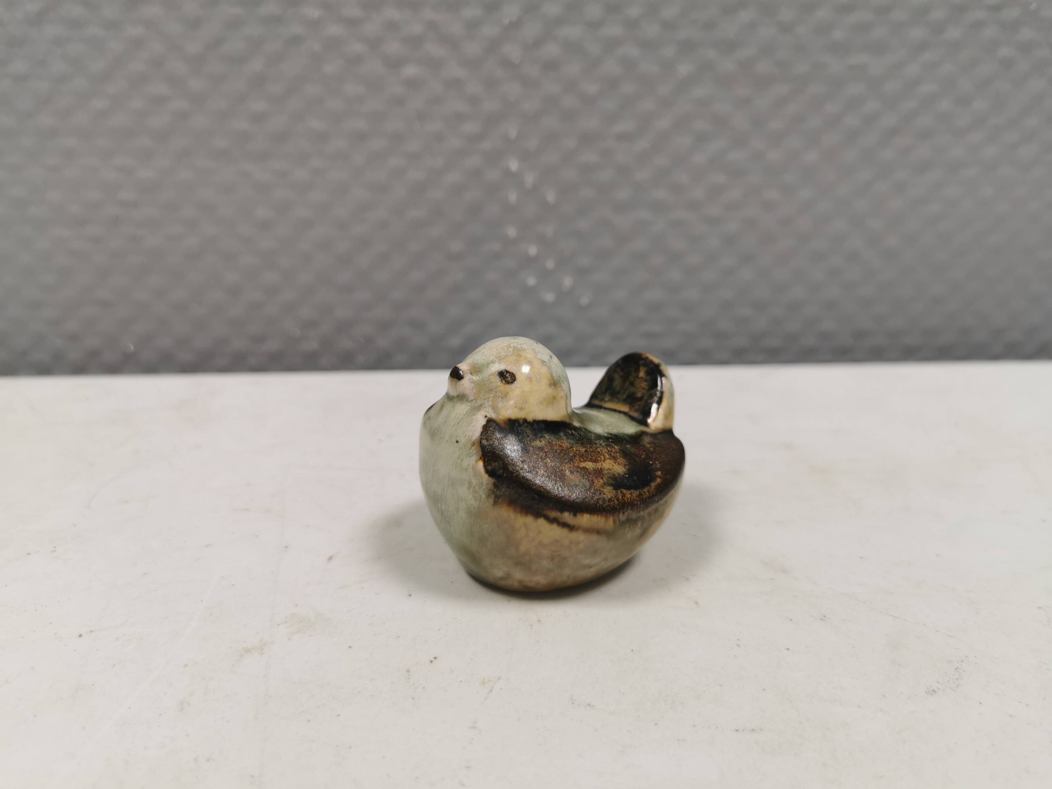 Stoneware bird designed by Joseph Simon for Søholm Denmark 1960-70s.