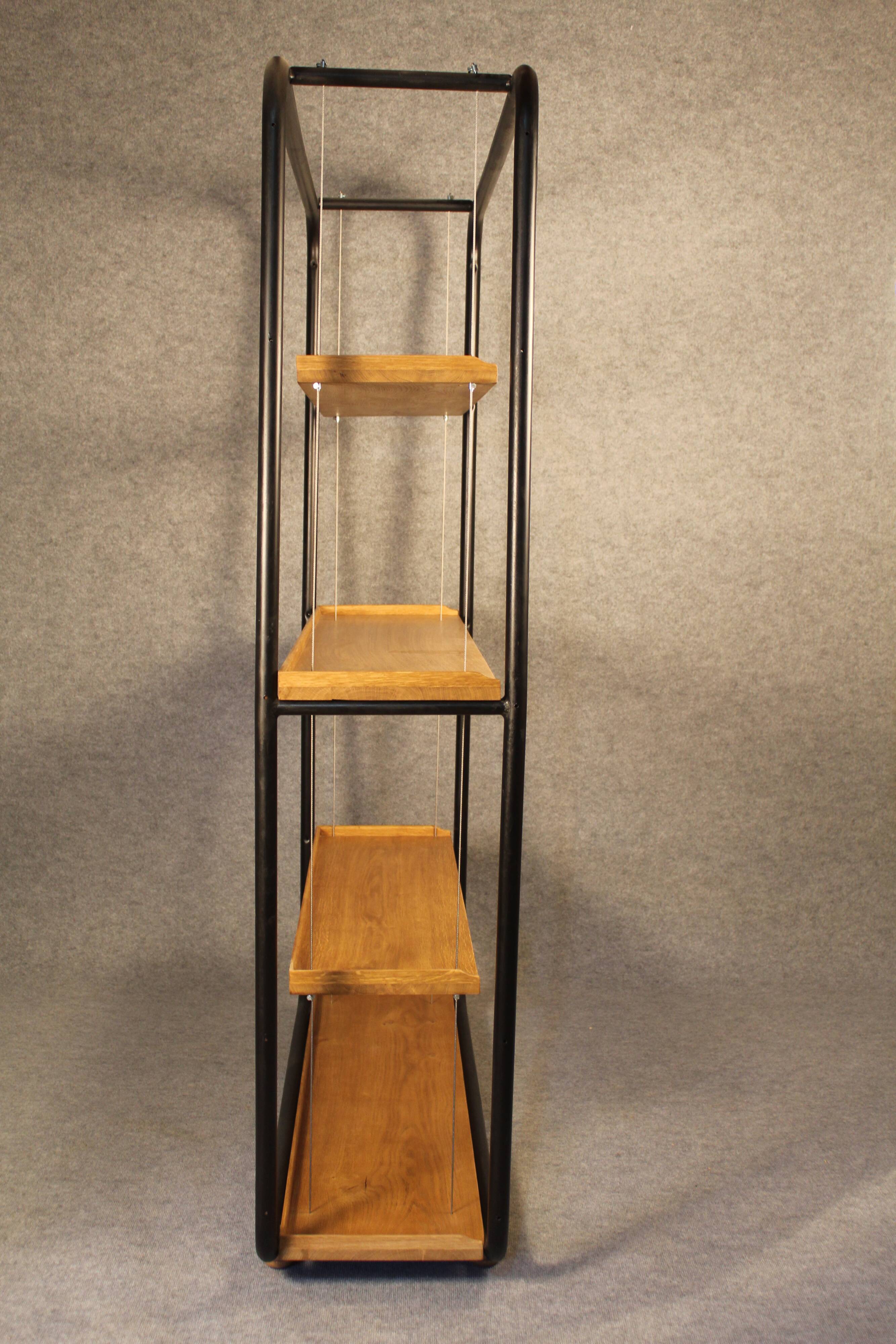 Etagère bois métal