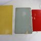 Set of fifties dutch design colorful nestingtables