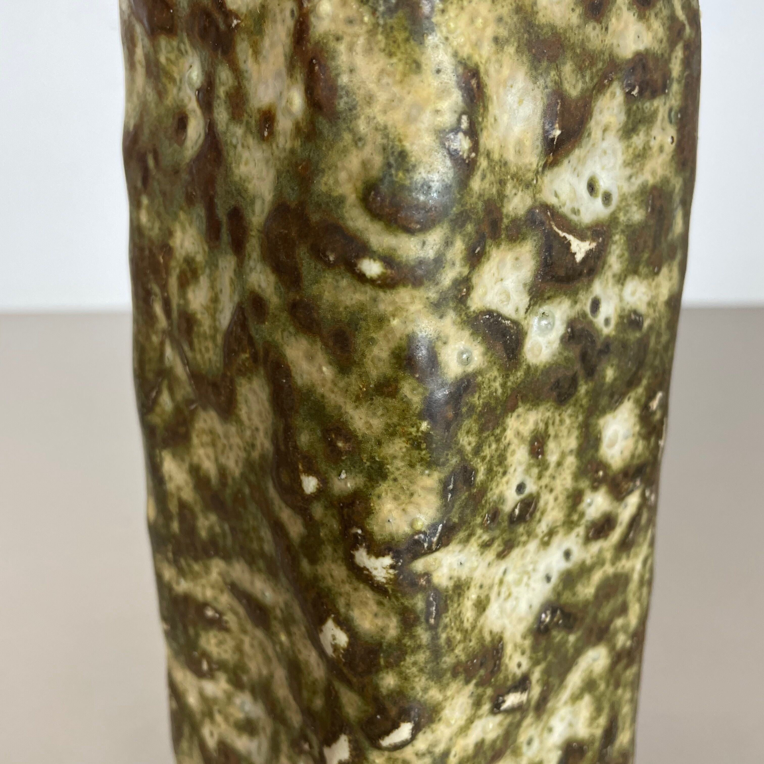 Original 1960 Ceramic Studio Pottery Vase by Piet Knepper for Mobach Netherlands