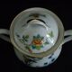 Limoges sugar bowl Michelaud freres exotic bird motif “indiana”