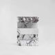 Calacatta side table "S Y N C", limited edition