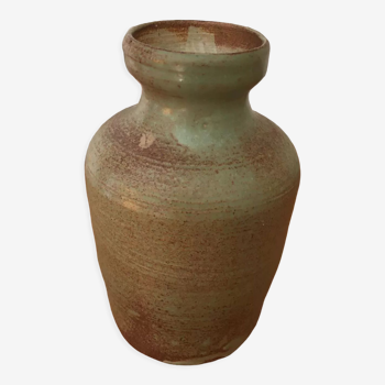 Glazed stoneware vase