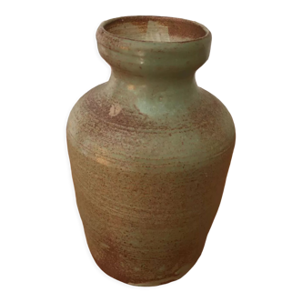 Glazed stoneware vase