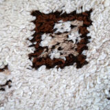 Moroccan vintage carpet Berber handmade 69cm x 137cm 1970s