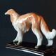 Chien Barzoï en céramique vintage