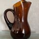 Ancienne carafe en verre ambré