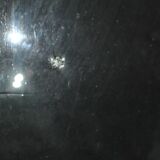 Large vintage light green glass demijohn bottle 20L H42cm