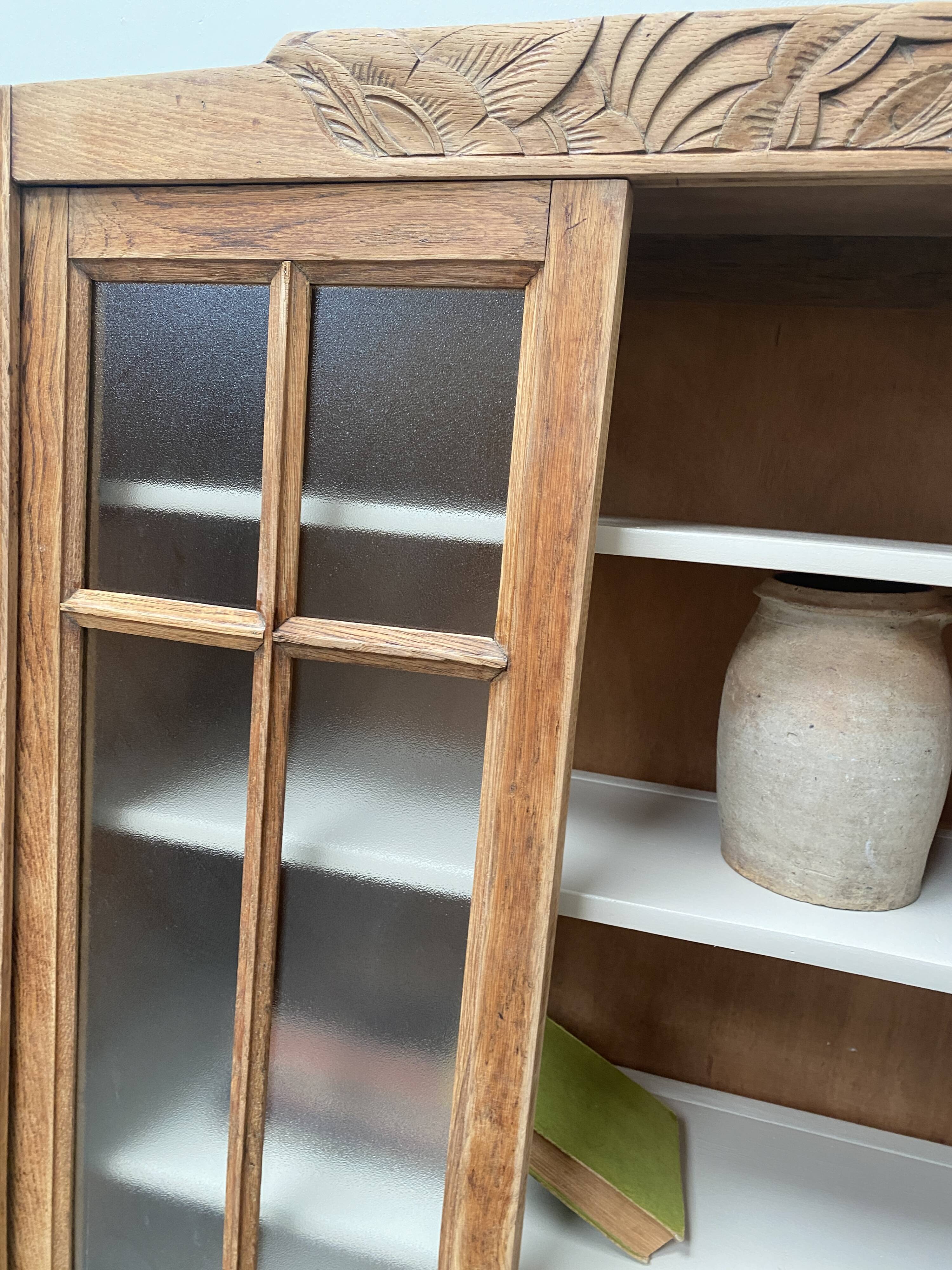 Armoire parisienne Art déco vitrée