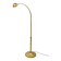 Mid-Century Arched Floor Lamp in Brass