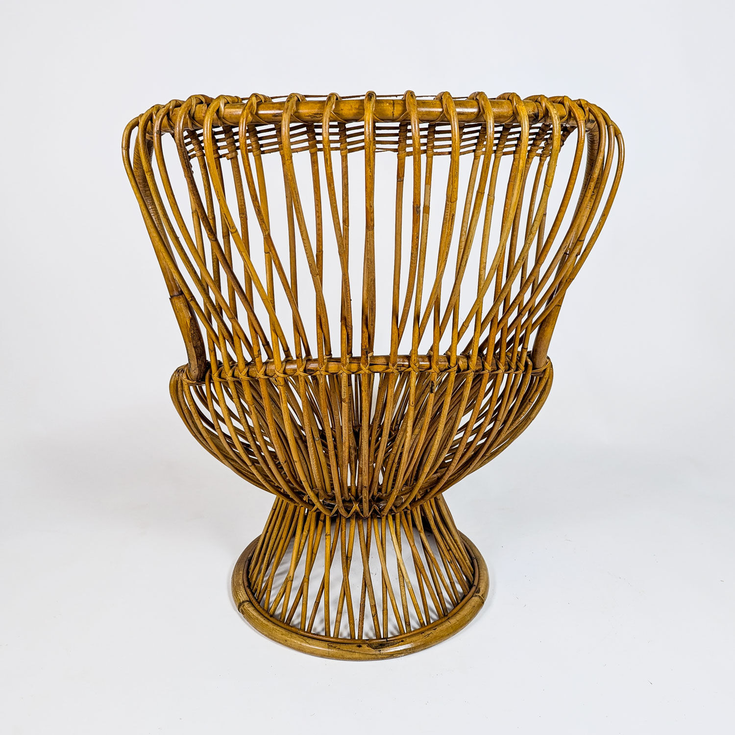 Margherita armchair and its ottoman, by Franco Albini, 1951