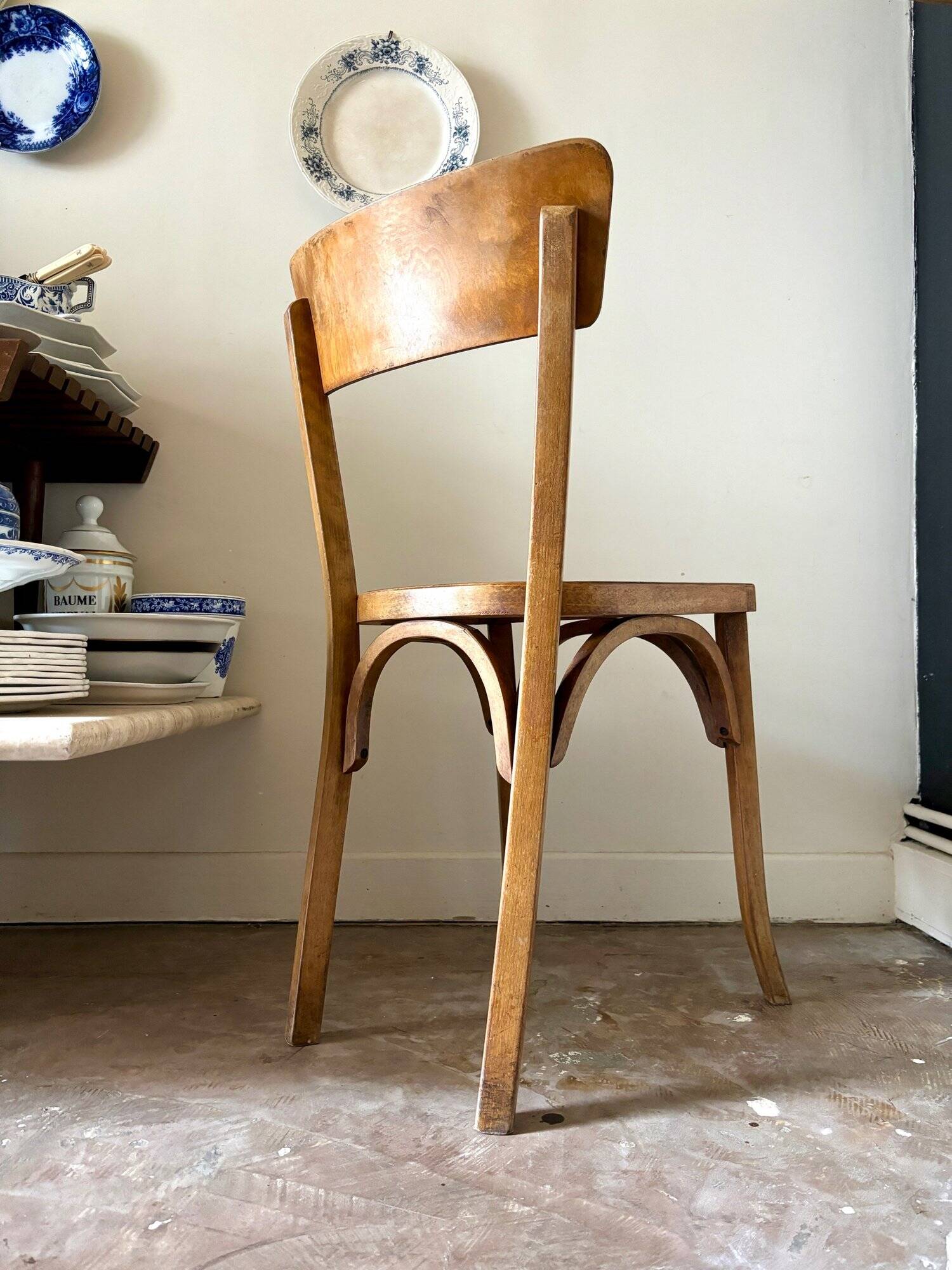 Baumann bistro chair in light beech