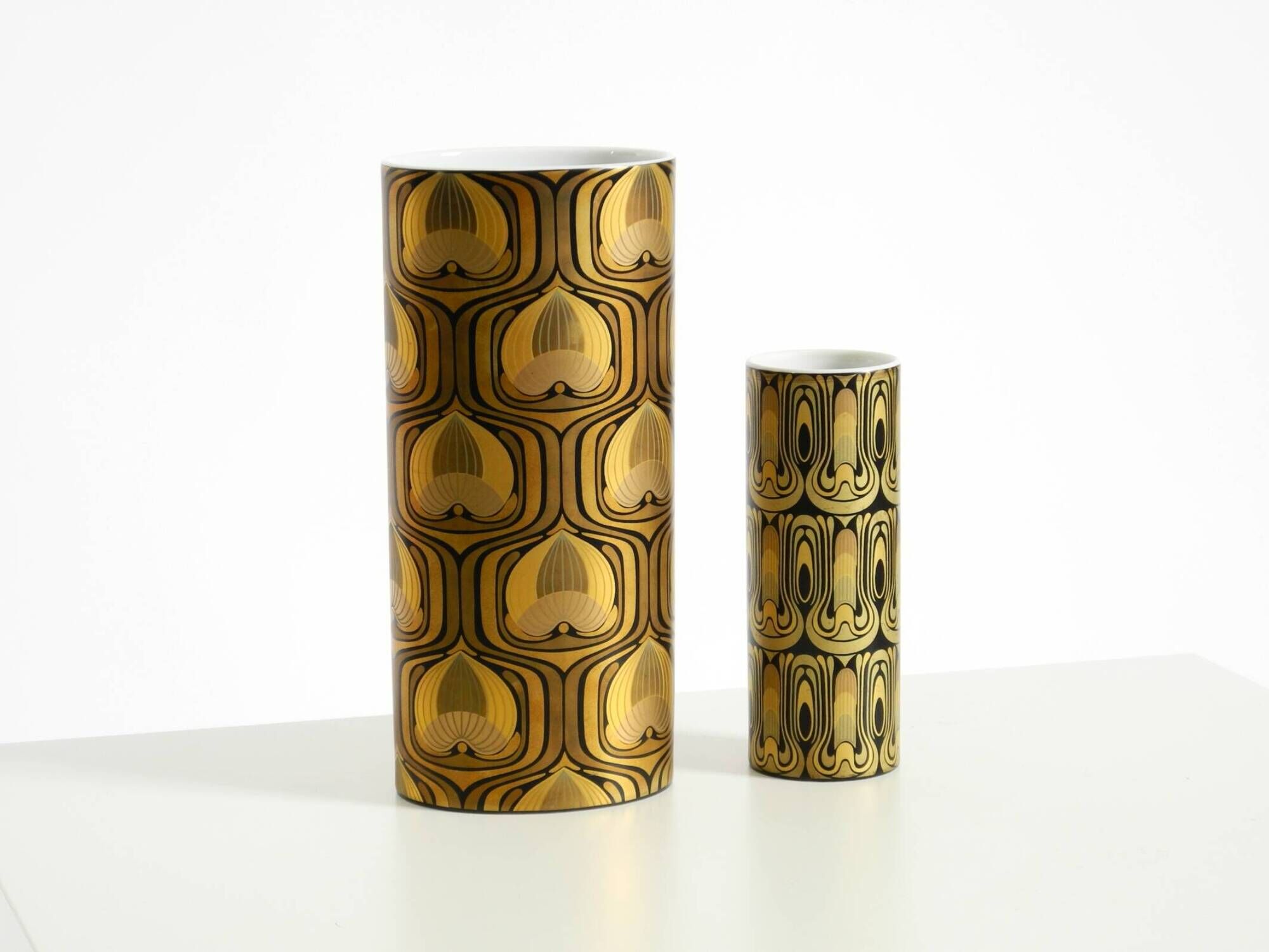 Two 1970s porcelain vases by Björn Wiinblad for Rosenthal Studio-Linie