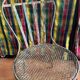 Chaise de jardin en fer peint XIXe