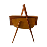 Vintage worker with compass feet