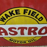 Castrol enameled plate from 1960