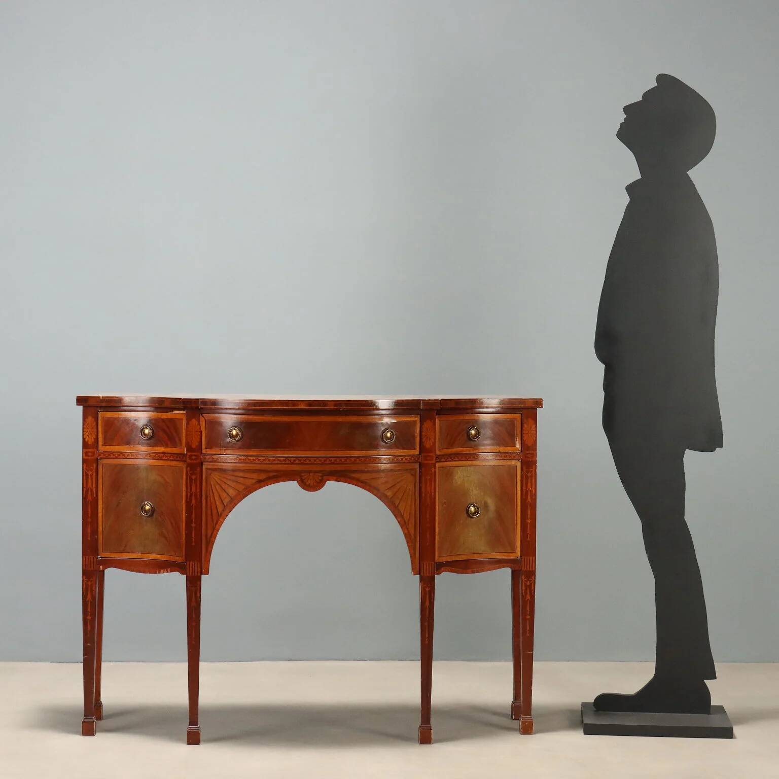 Victorian mahogany sideboard with inlays