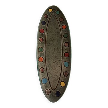 Decorative ceramic dish. Adolf Burkart
