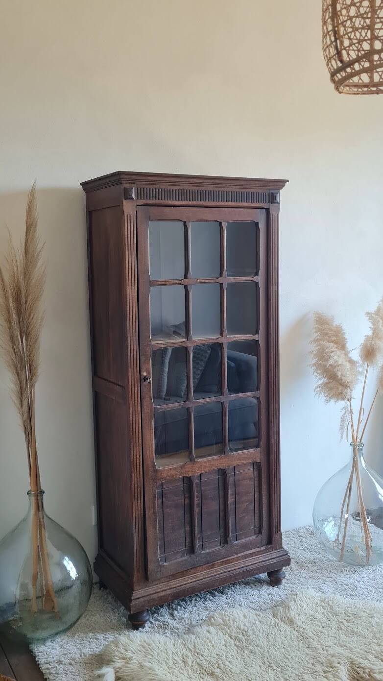 Glass-fronted Parisian wardrobe