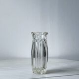 Antique vase in chiseled glass