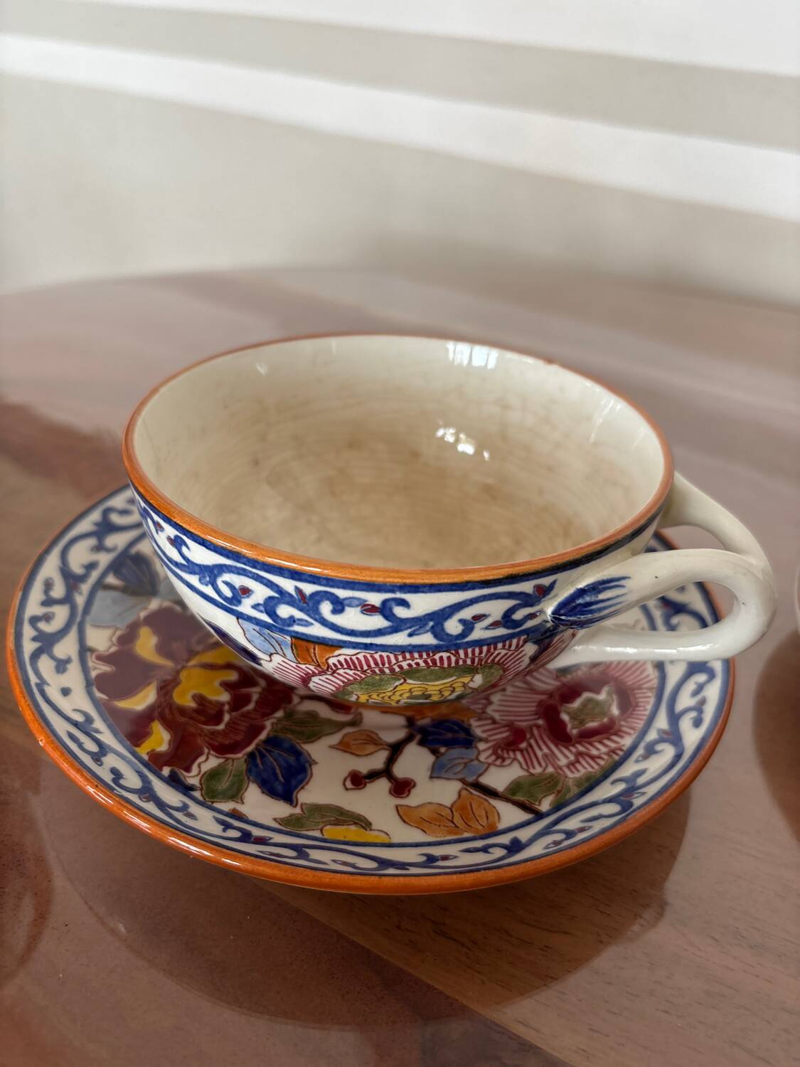 Gien tableware set, peony collection