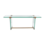 Glass side table design by Peter Ghyczy Model T30, 1970