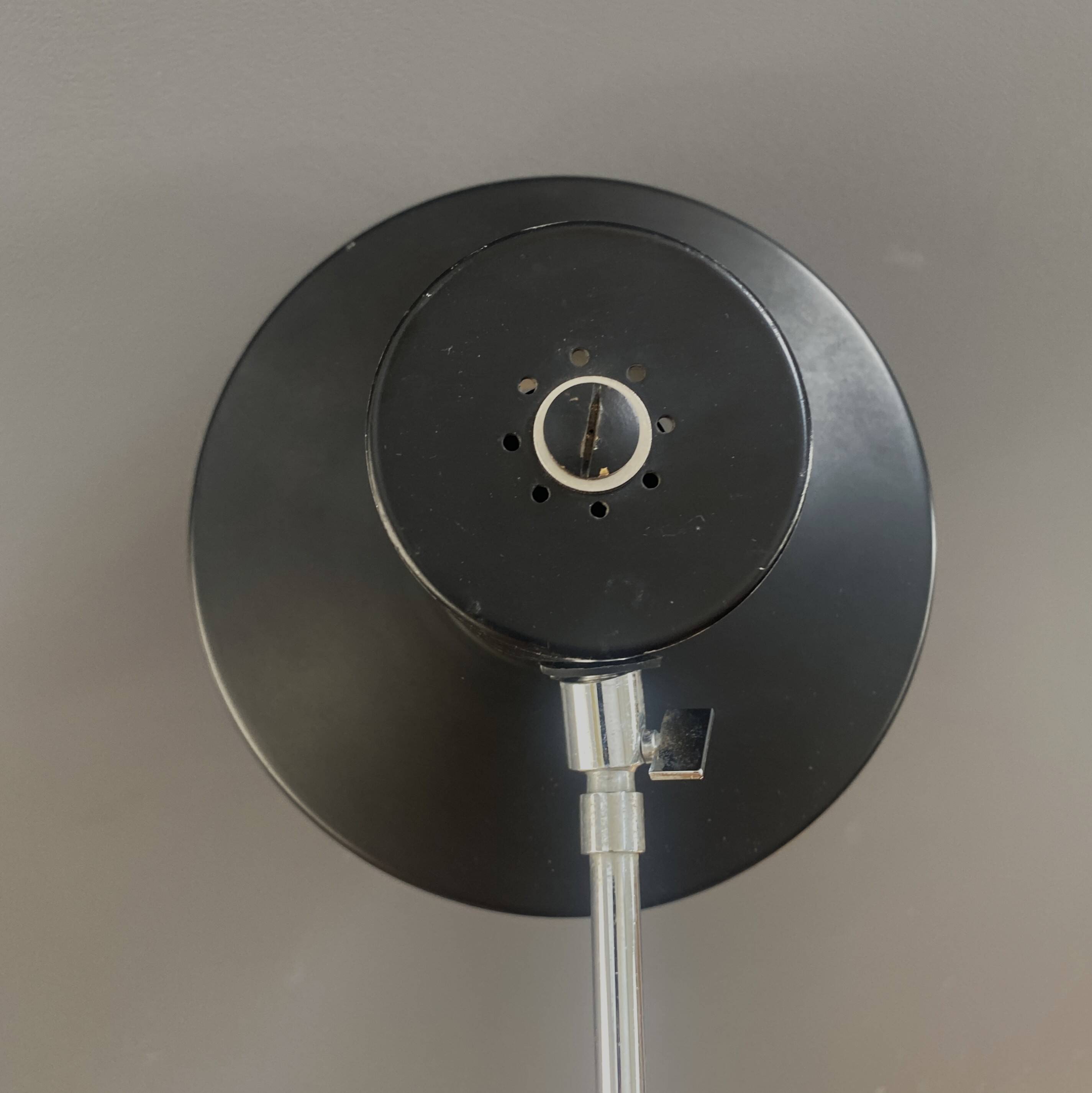 Metal floorlamp by J. Hoogervorst for Anvia Netherlands