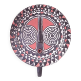 Wooden solar mask from Burkina Faso