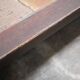 Vintage wood and ceramic coffee table