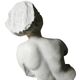 Buste en plâtre "Femme riant" 50 cm de hauteur