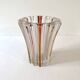 Glass vase signed Pierre D'Avesn, 1940s