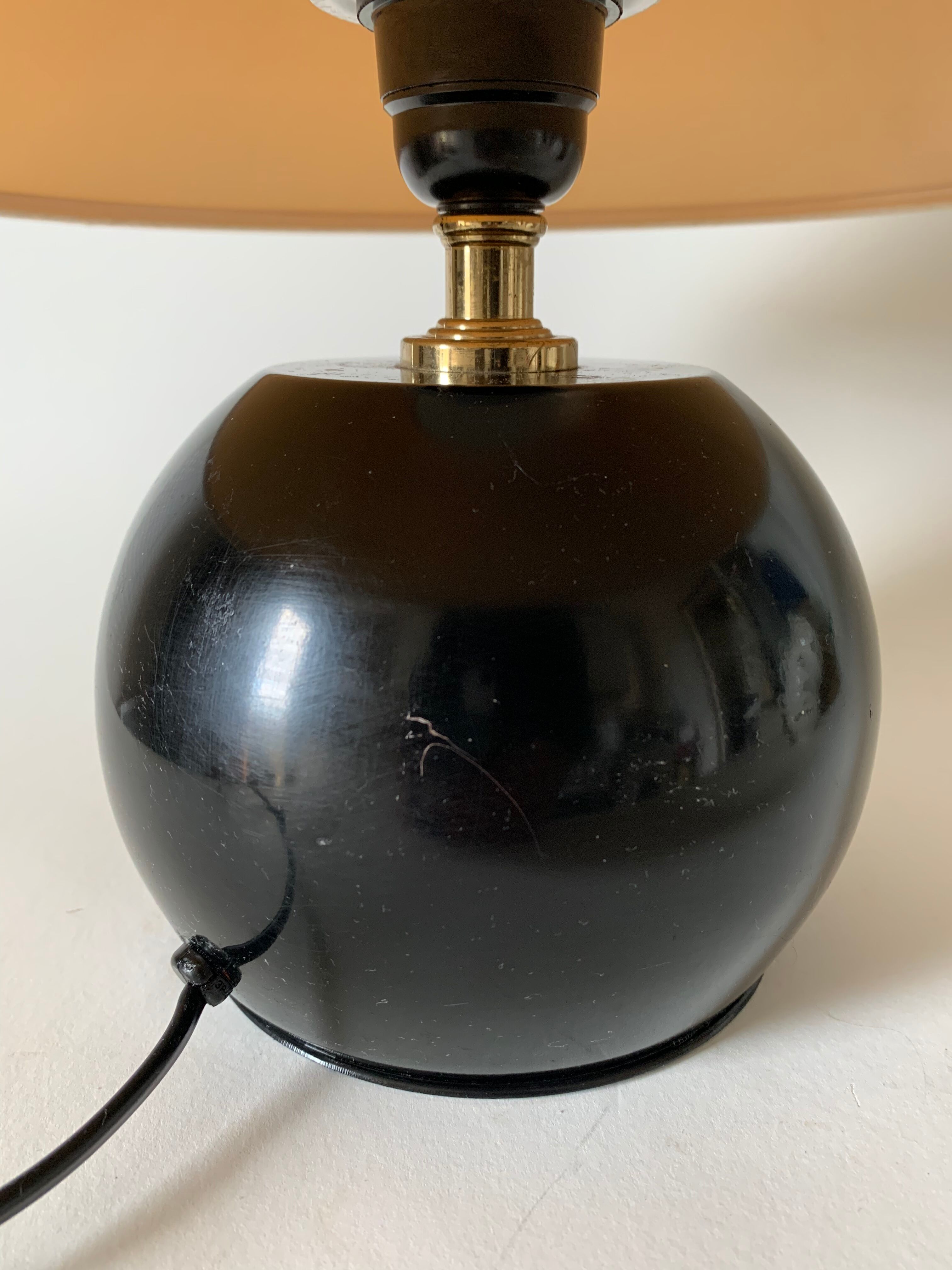 Lampe noire vintage