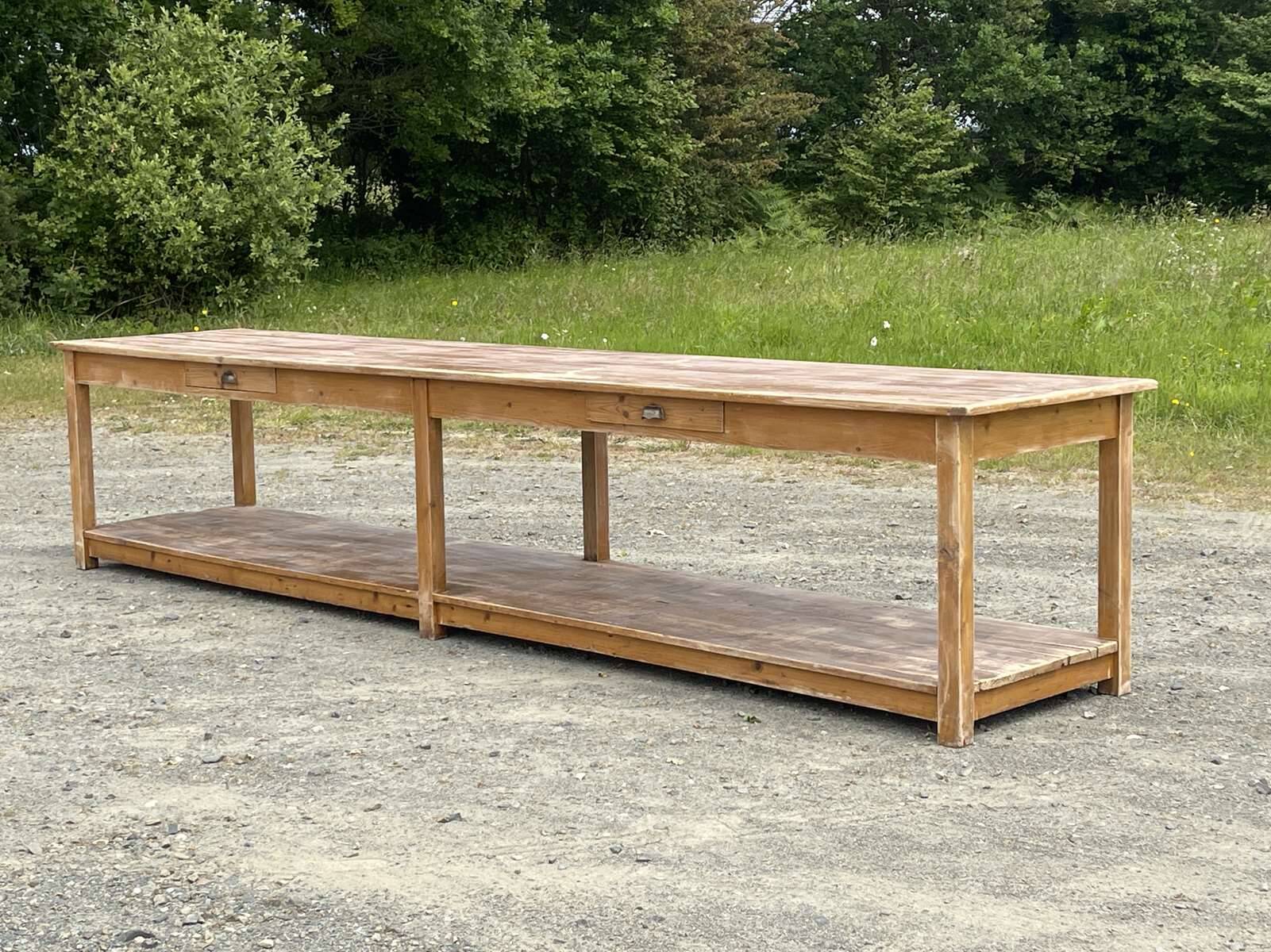 1930s fir draper table