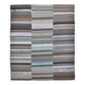 7x9 Gray & Teal Green Handmade Kilim Rug, 224x264Cm