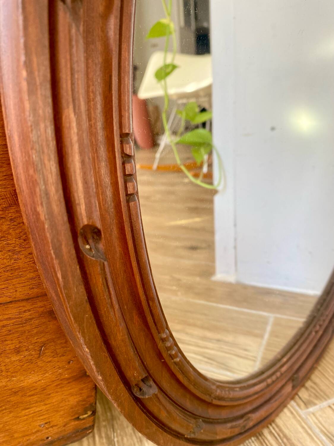 Miroir medaillon